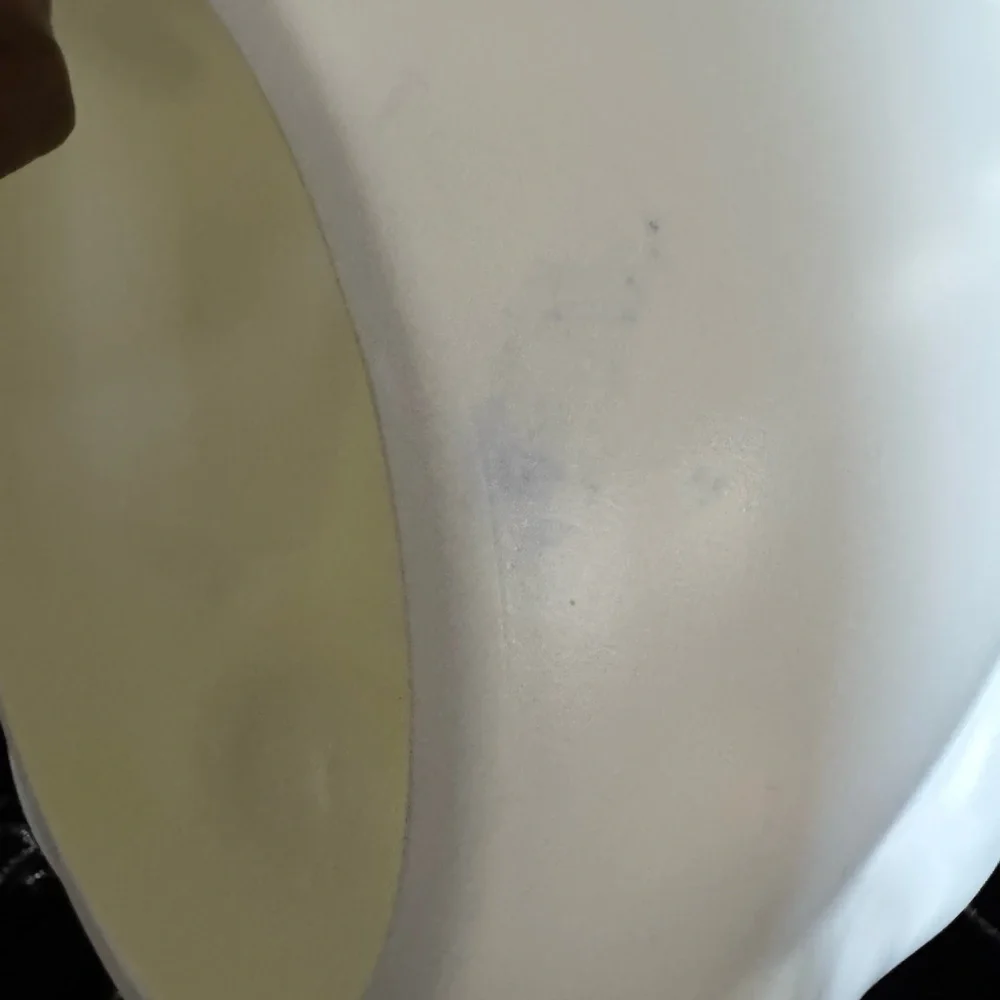 White‎ Skull Plastic Blow Mold Cookie Jar